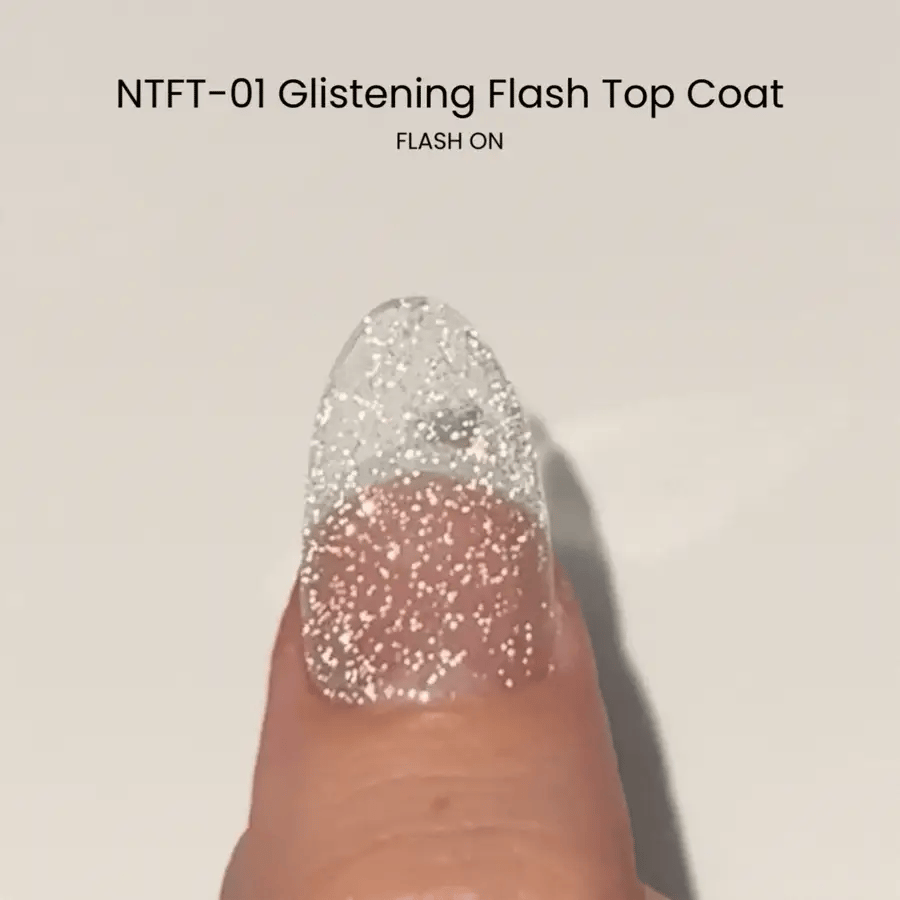 NTFT-Glistening Flash Top Coat Gel
